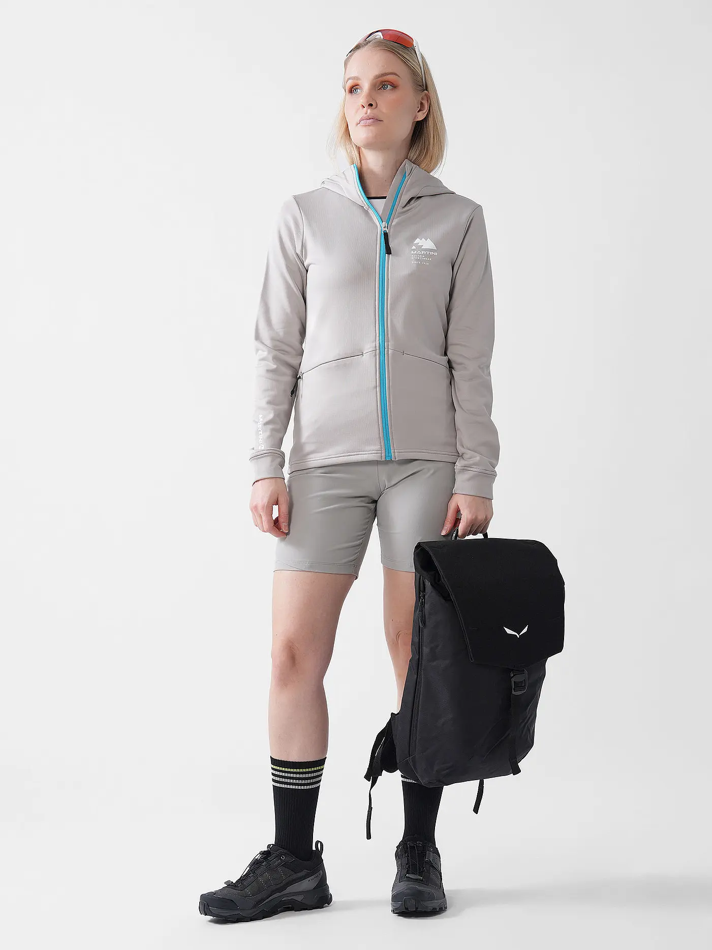 MARTINI | Damen Fleecejacke Sunrise Hoodie | grau